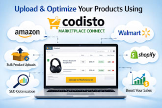 upload and optimize your products using codisto marketplace connect