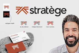 design your unique minimal logo x award winning designer