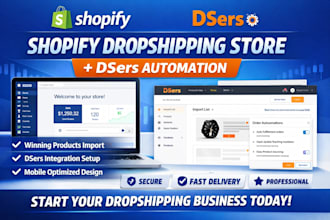 setup shopify dropshipping store with autods  dsers dhgate cj integration