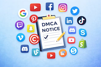 send dmca takedown notice tiktok,reddit,facebook,twitter