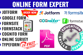 create online forms survey intake form invoice form electronic form in jotform