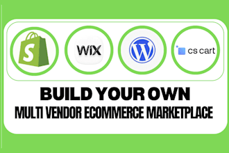 launch a branded multi vendor ecommerce marketplace website shopify multi vendor