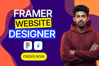 design, redesign or convert figma to framer website