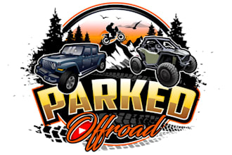 design awesome and professional globe, rv, off road jeep logo