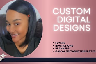 create and design custom digital flyers and simple digital designs