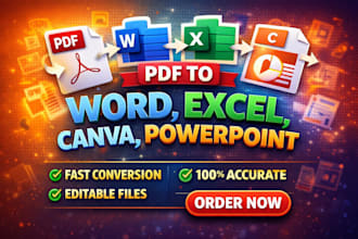 convert PDF to word or word to PDF or powerpoint canva