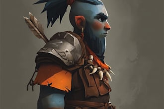 draw cute or stylized game characters