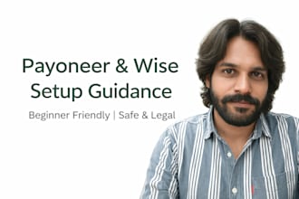 guide you set up payoneer, wise,online payment solutions safely