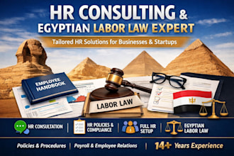 provide HR consulting compliant with egyptian labor law