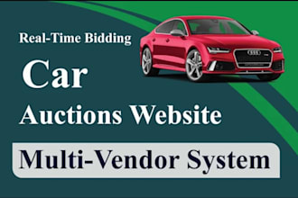 custom auction website auction website development car auction website