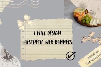 design aesthetic and luxury web banners