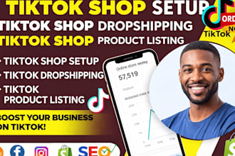 tiktok shop setup tik tok shop dropshipping tik tok shop tiktok product listing