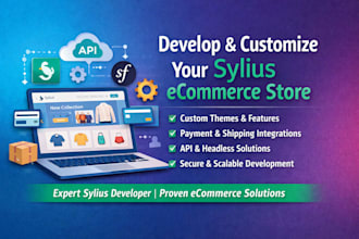 develop a high performance sylius ecommerce store with custom features