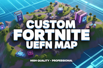 create a unique high quality fortnite uefn map and island