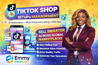 setup tiktok shop shopify dropshipping tiktok shop ads marketing seo manager