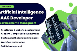 create ai website, app, saas and ai automations