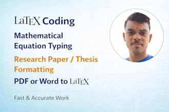 type mathematical equations and documents in latex