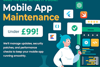 provide website and mobileapp maintenance, including updates, fixes, and support