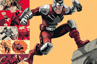 do comic book illustration graphic novel superhero comic webcomic comic artist