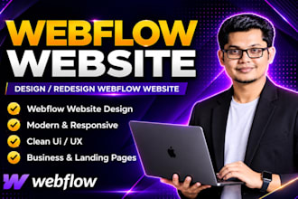 design, develop, clone webflow website , figma to webflow, webflow landing page