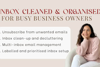 cleanup, organise and optimise your inbox to save you hours