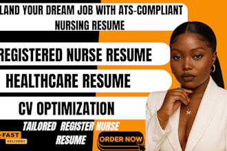 write ats compliant registered nurse resume for job application