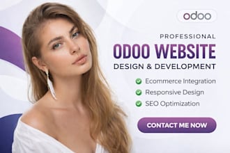 customize odoo erp ecommerce business website redesign crm landing page design