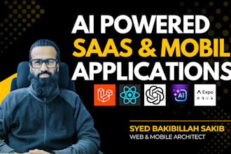 develop an ai powered saas platform using laravel and react