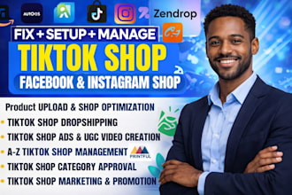 setup tiktok shop facebook instagram shop fix meta pixel shopify etsy store
