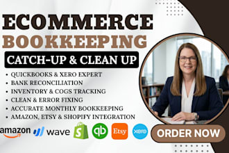 clean up, catch up and reconcile your messy  xero and quickbooks online