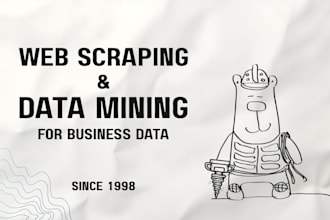 build an automated web data scraping system for business data