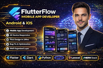 be your flutterflow developer for flutterflow mobile app development
