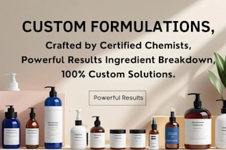 make product formulations of detergents, soaps, laundry and toiletry products