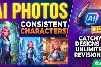 create consistent ai images for books or brands etc