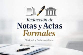 write formal notes, letters, and professional documents in spanish