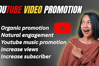 do organic you tube promotion to grow your channel with real audience
