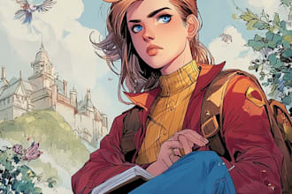 design superheroes, fun fantasy comic book character