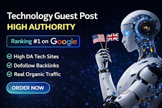 publish tech guest post on high da USA, UK tech blog with dofollow backlink