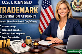 be US licensed trademark registration attorney for your brand
