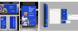 develop your logo, brand identity and visual system