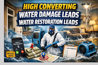 generate exclusive water damage leads water restoration leads water damage leads