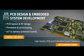 do pcb design led board circuit hardware prototype  firmware audio andgerber bom