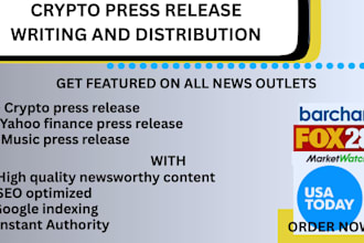 do crypto distribution and crypto press writing