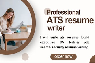 write ats resume, build executive CV federal job search security resume writing
