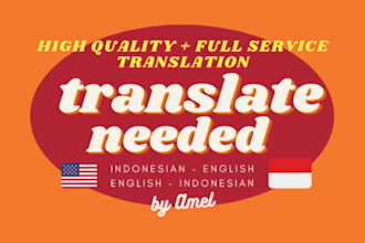 translate bahasa indonesia to english vice versa
