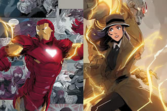 do comic book illustration graphic novel superhero comic webcomic comic artist