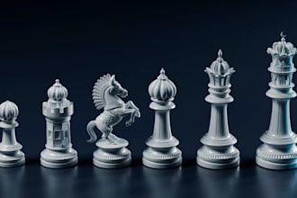 sculpt gothic themed chess piece,baroque,medieval chess set,ornate,chess 3dminis