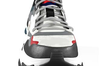 do 3d shoe design, 3d shoe modelling ,3d footwear and 3d animation