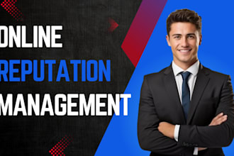 do online reputation management ORM and reverse SEO to suppress negative links