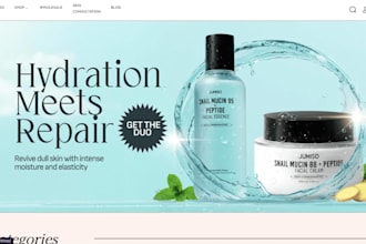 design stunning skincare website cosmetic store skincare store beauty website